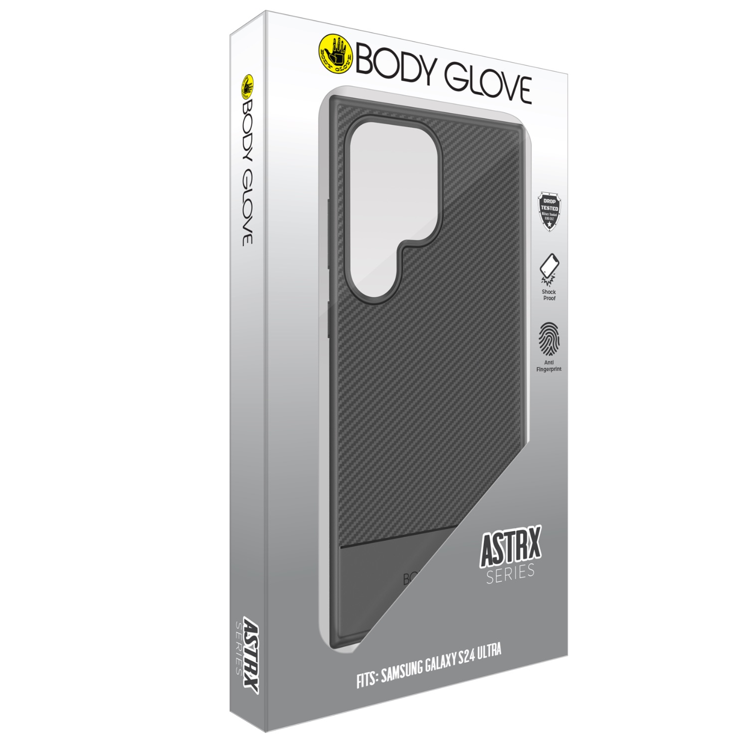 Body Glove Astrx Case - Samsung Galaxy S24 Ultra (Black) - Image 4