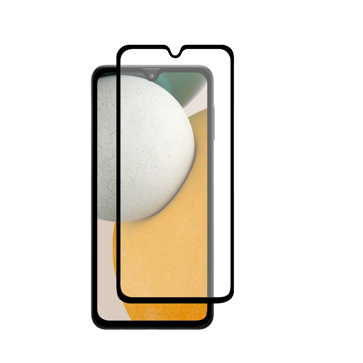 Body Glove Tempered Glass Screenguard - Samsung Galaxy A15 4G (Black Trim) - Image 2