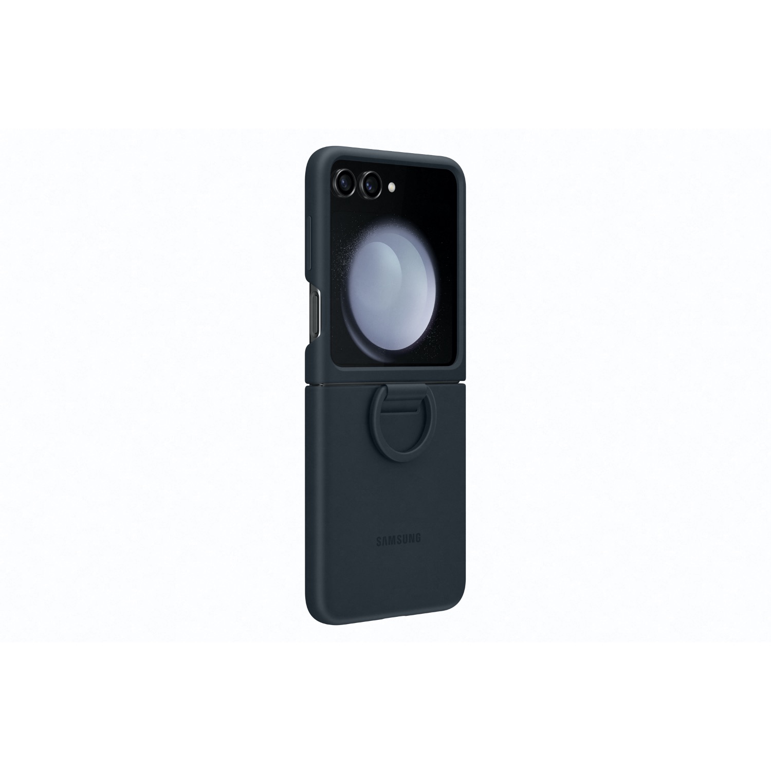 Samsung Original Silicone Cover With Ring - Samsung Galaxy Z Flip5 (Indigo) - Image 3