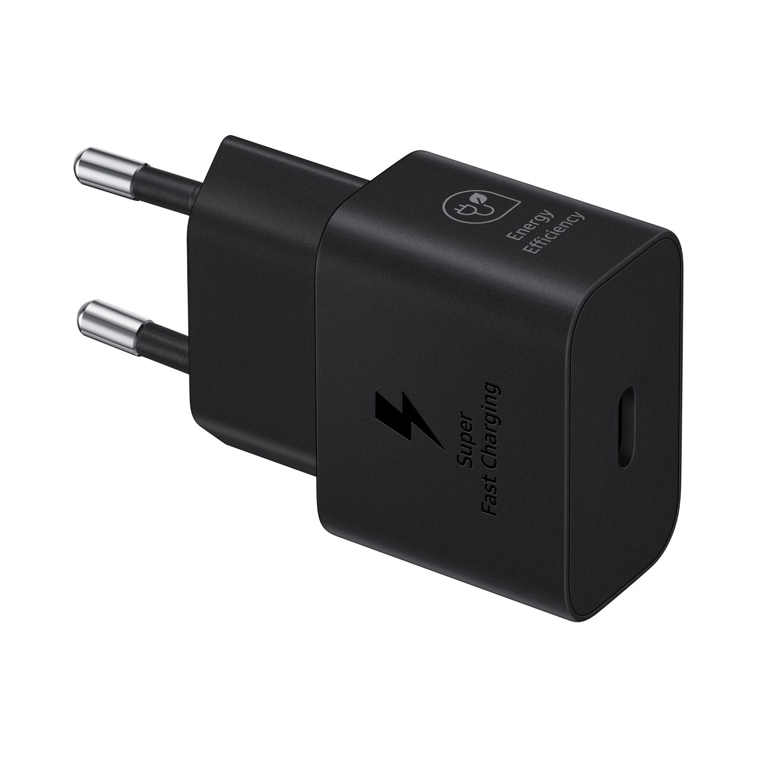 Samsung Original 25W Single Port GaN Ultra Fast Charging Wall Charger with Type C to Type C Cable (Black) - Image 2