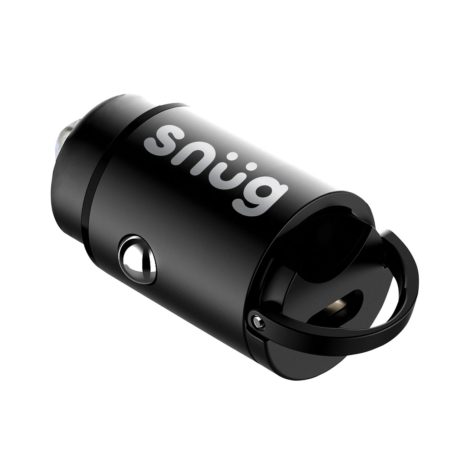 Snüg Mini 30W Single Type C Port PD Fast Charging Car Charger (Black)