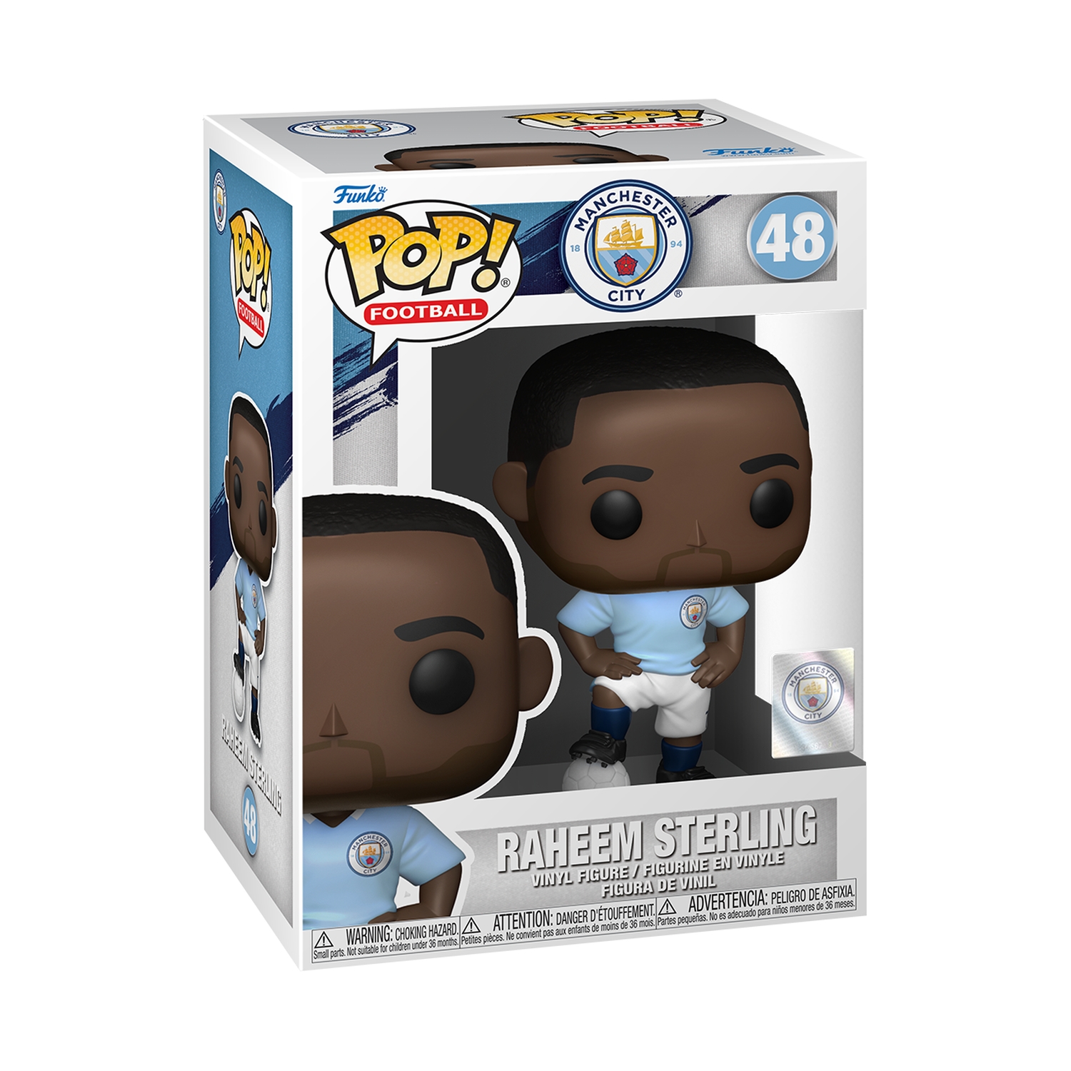 Funko POP! Football: Manchester City - Raheem Sterling - Image 2