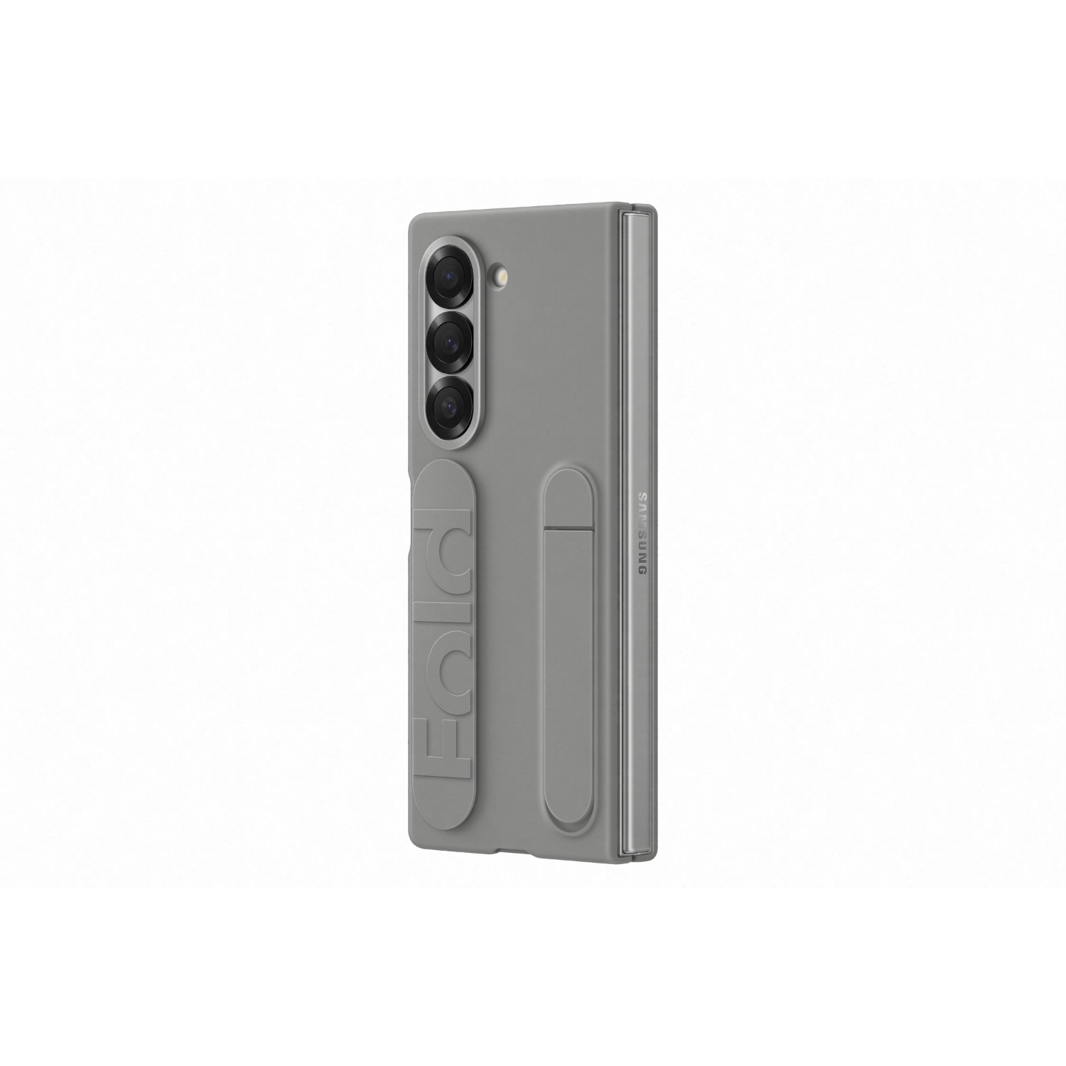 Samsung Original Standing Cover With Strap - Samsung Galaxy Z Fold6 (Grey) - Image 2