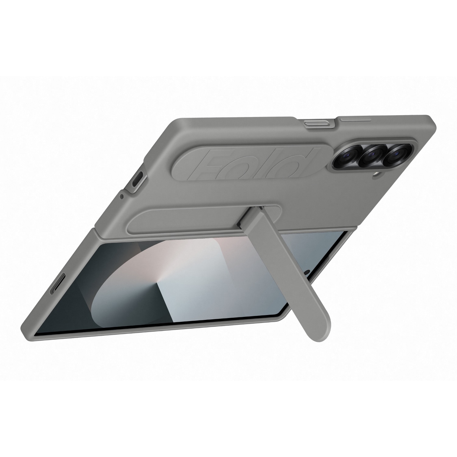 Samsung Original Standing Cover With Strap - Samsung Galaxy Z Fold6 (Grey) - Image 6