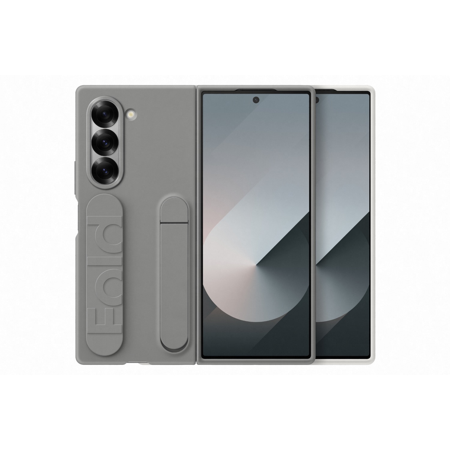 Samsung Original Standing Cover With Strap - Samsung Galaxy Z Fold6 (Grey) - Image 7